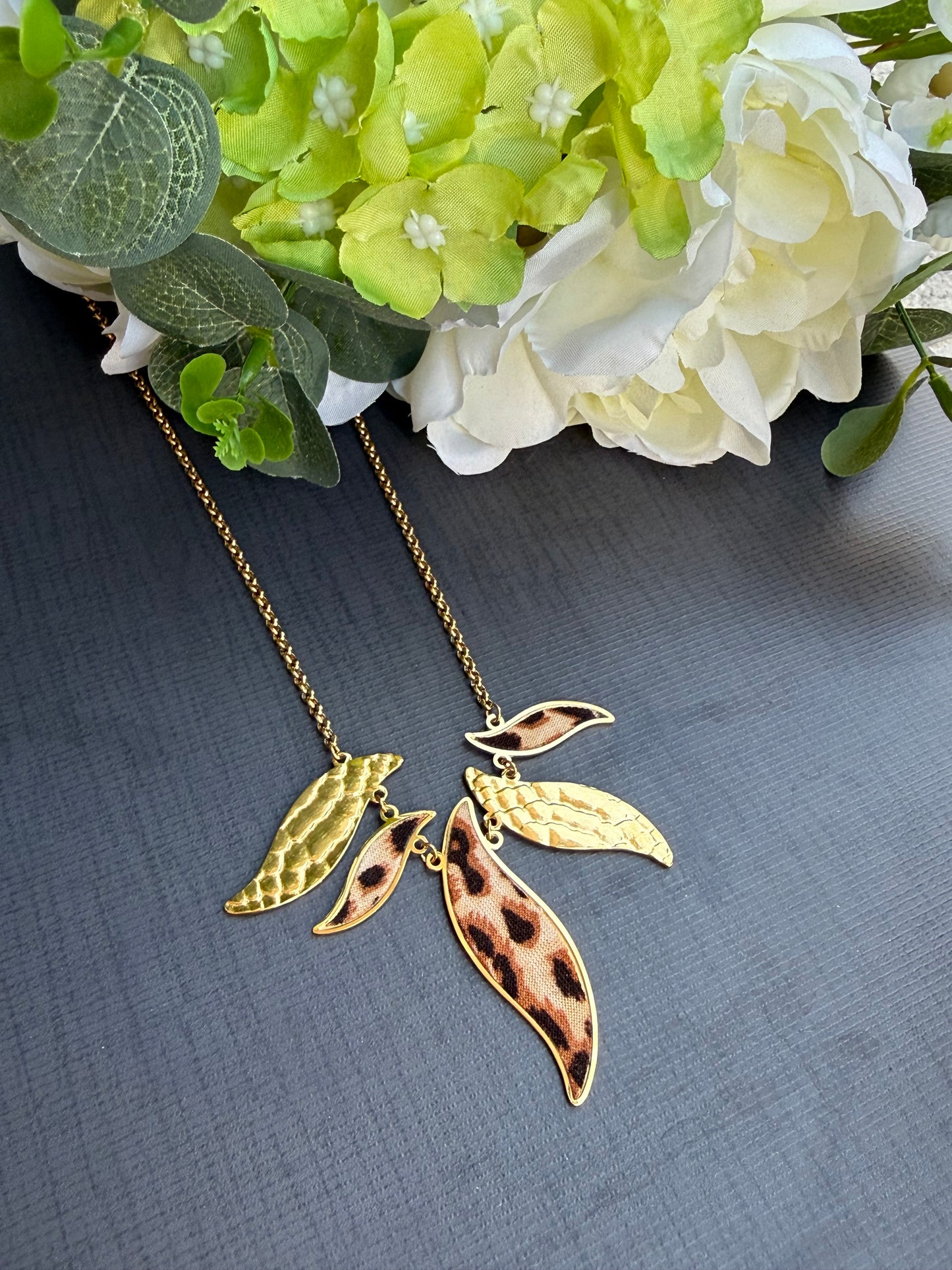 Collier léopard ✨🐆