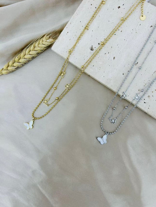 Collier petit papillon🦋