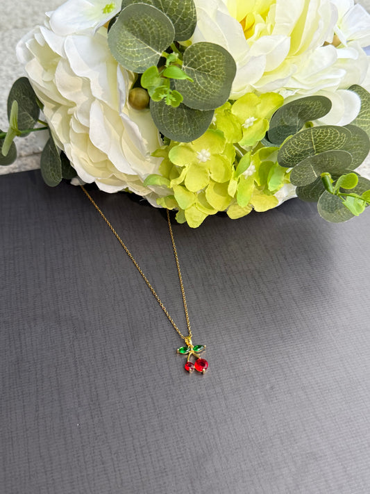 Collier cerise ✨🍒
