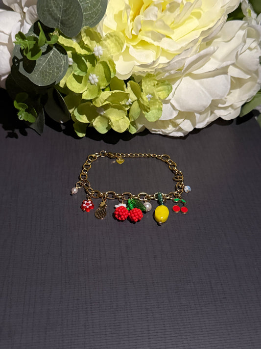 Bracelet fruit🍋🍒🍍