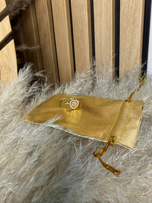 Bague cœur rose🩷