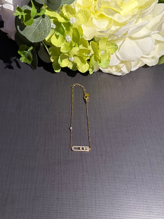 Bracelet avec 3 diamants ✨